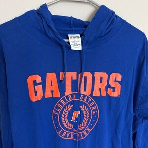PINK Florida Gators Blue & Orange Hooded Tee